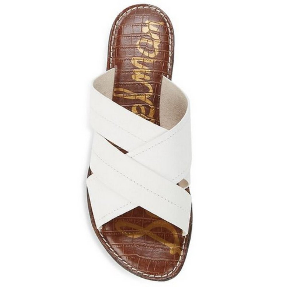 SAM EDELMAN Leather Slide Sandals